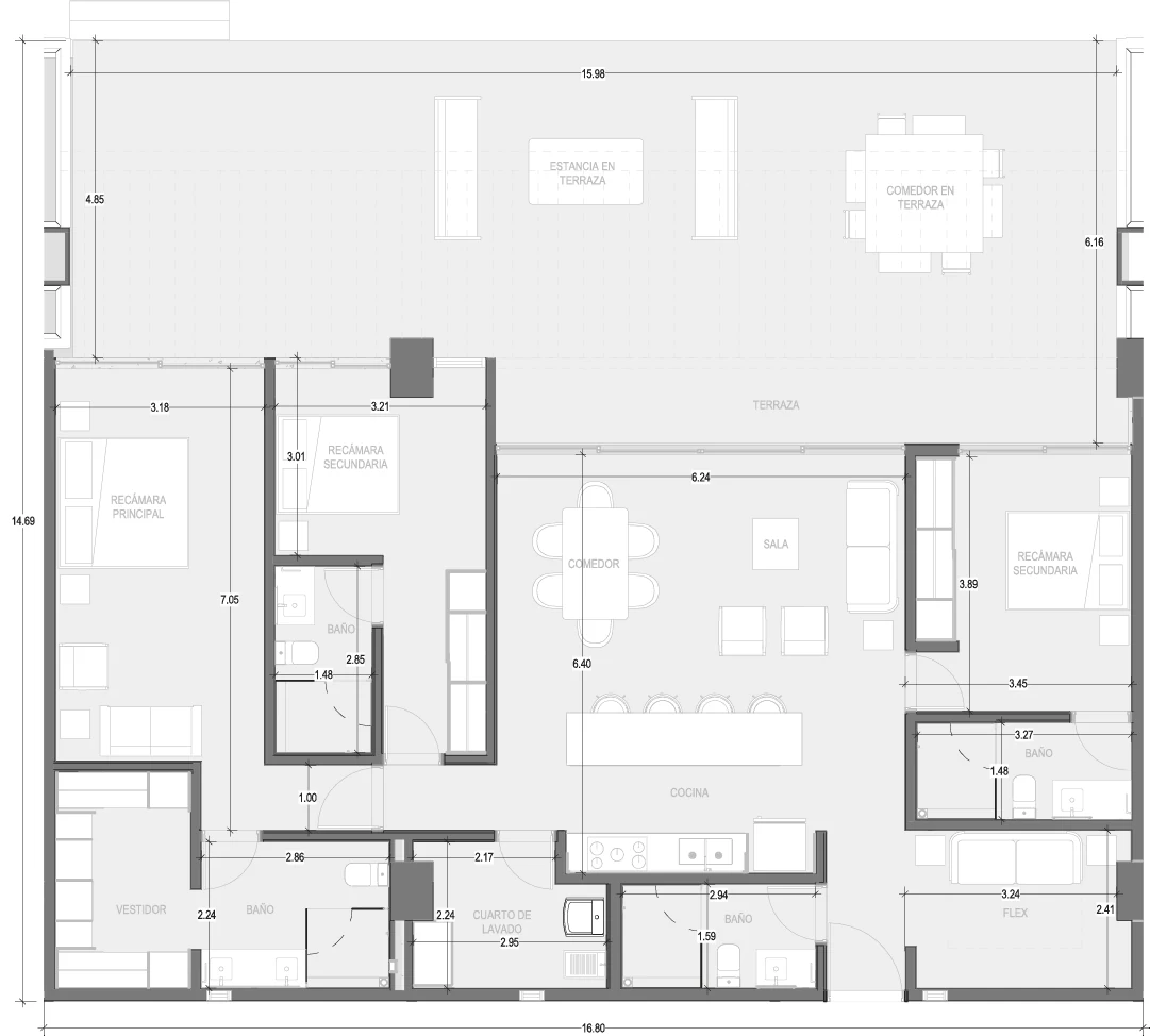 Plano de Condo B104