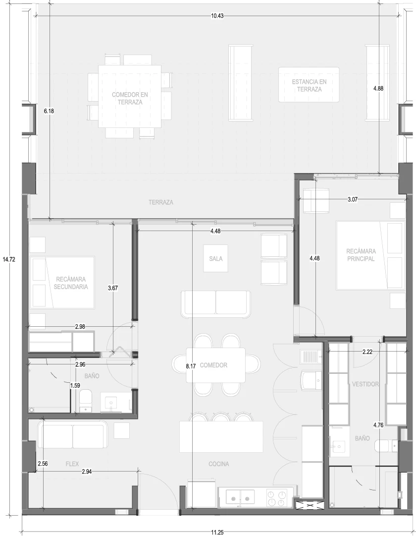 Plano de Condo B105