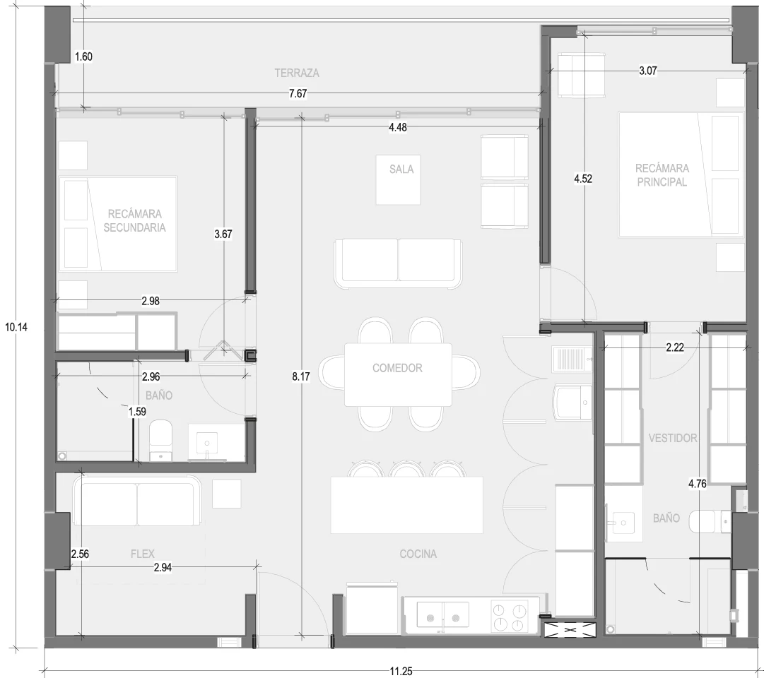 Plano de Condo A303