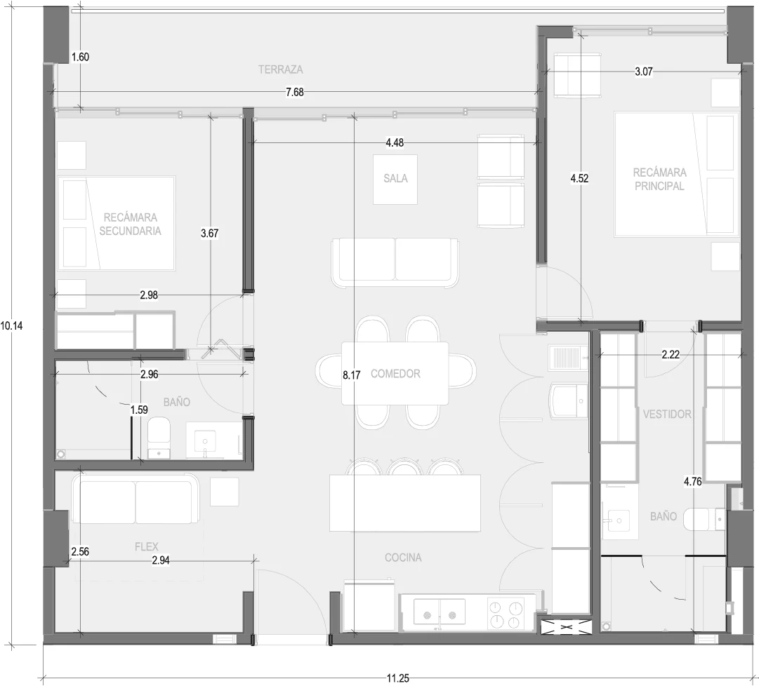 Plano de Condo B211