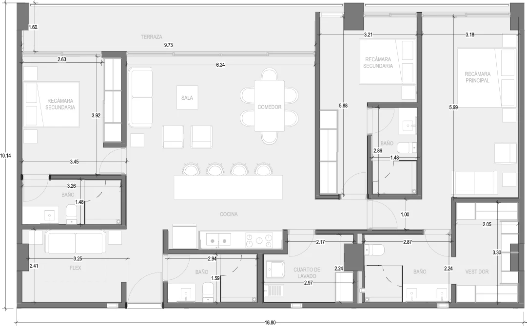 Plano de Condo B313