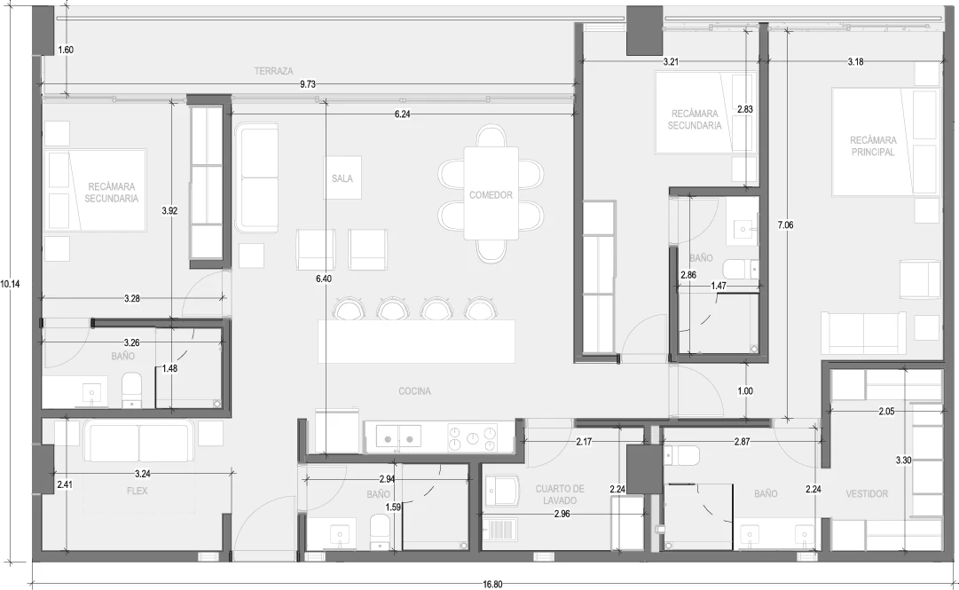 Plano de Condo A305
