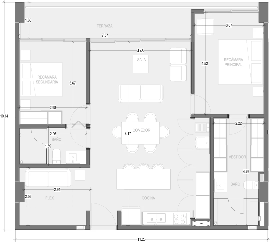 Plano de Condo A304